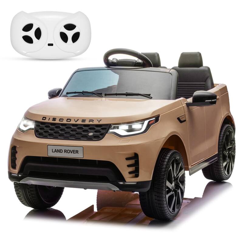 12V Licensed Land Rover 2 Seater Ride on Car for Kids - Gold