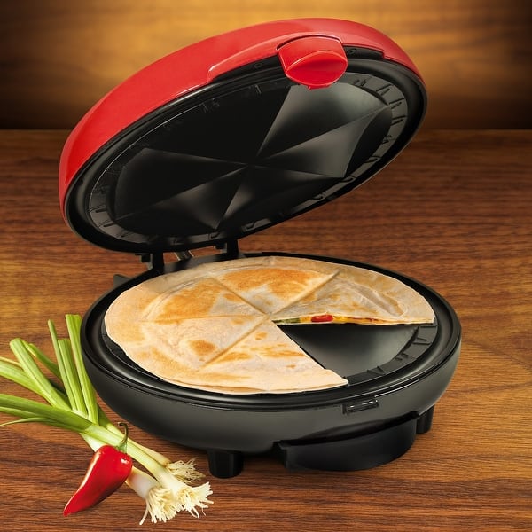 Taco Tuesday Quesadilla Maker Tortilla Warmer 6 Wedge Extra Stuffing L -  Red - Bed Bath & Beyond - 33657862
