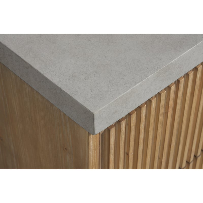 Ari Bath San Diego 42" Floating Bathroom Vanity Weathered Fir