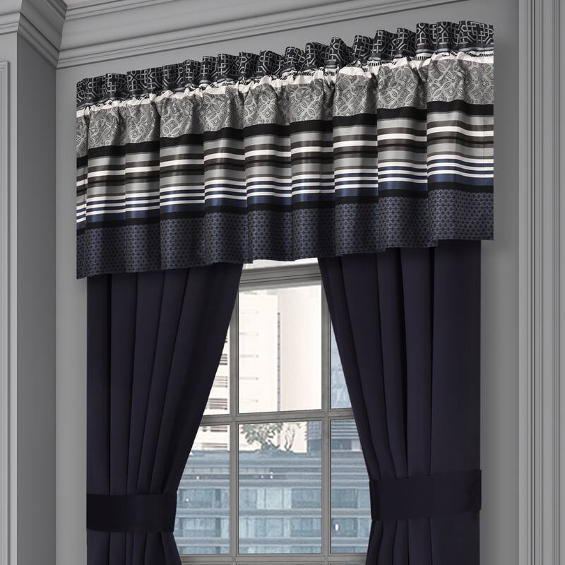 Carlisle Window Straight Valance - Indigo