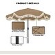 preview thumbnail 5 of 49, Clihome 9 Ft. Bohemian Fringed Patio Market Umbrella