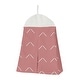preview thumbnail 6 of 4, Sweet Jojo Designs Mauve Pink Boho Arrow Girl 4pc Nursery Crib Bedding Set Dark Rose Ivory Bohemian Farmhouse Shabby Chic Fringe