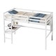 preview thumbnail 20 of 22, Elegant Twin Loft Bed with built-in desk and bookcase of three compartments, Guardrails and Ladder, Maximized Space