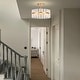 preview thumbnail 3 of 10, Jojospring Casandra 4-light Drum Glass Strip Flush Mount