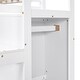 preview thumbnail 18 of 18, Solid Wood Loft Bed Frame with Built in Storage Wardrobe,Full Size
