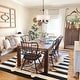 preview thumbnail 9 of 10, Rennnsan 5-Light Traditional Drum Fabric Chandelier for Dining Room - 19.69 in. W x 21.65 in. H