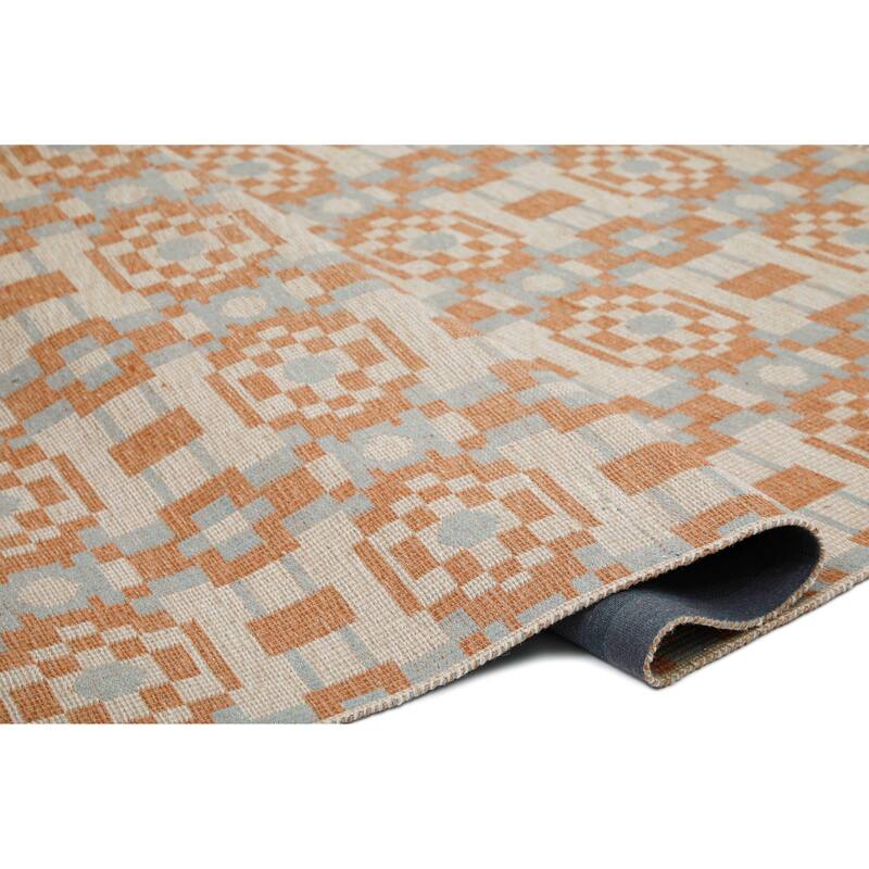 Terra by Obeetee Aurora Red Rug