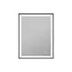 Wall Mounted Back Light Bathroom Framed LED Mirror Anti- Fog With Dimmable Light Touch Sensor And Memory Function