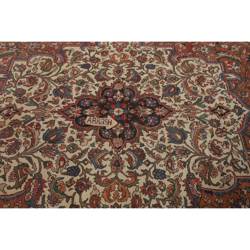 Bakhtiari Persian Antique Area Rug Handmade Wool Carpet - 6'11"x 10'0"