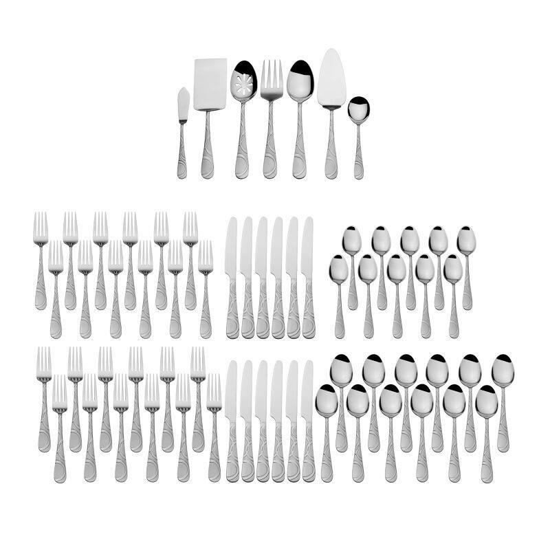 International Silver Garland Frost 67-Piece Flatware Se