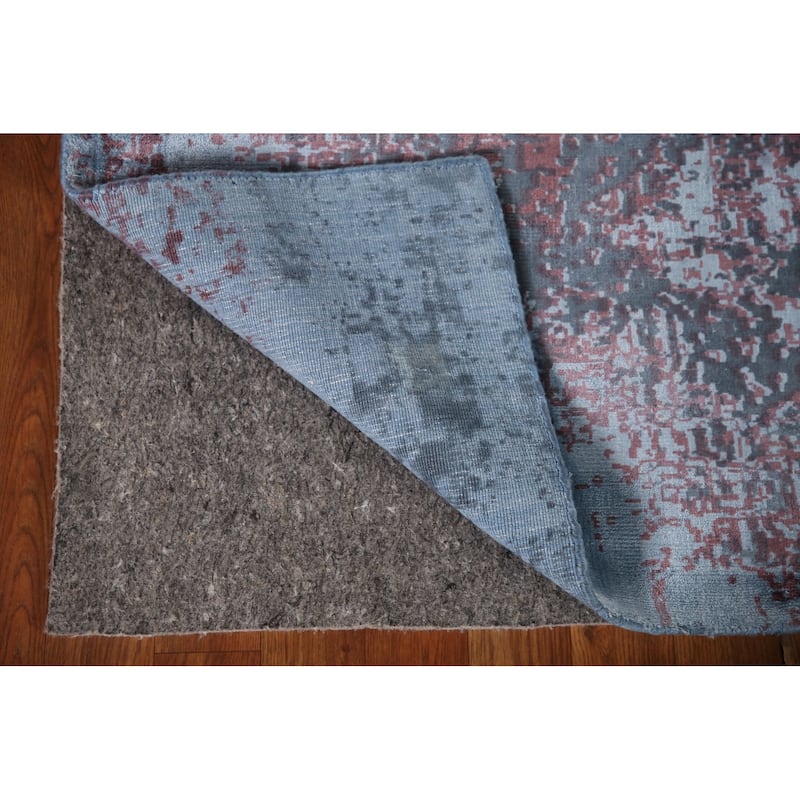 All-Over Abstract Modern Area Rug Handmade Wool Carpet - 4'5"x 6'7"