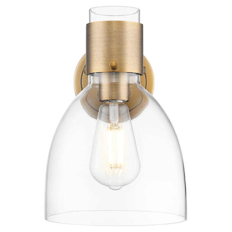 Innovations Lighting 464-1W-G464D-7CL Lawton Bell 9" Tall Bathroom