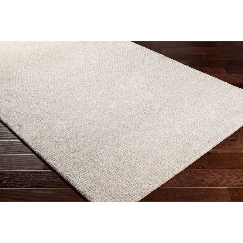 Farina Modern Wool/Viscose Handmade Area Rug