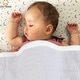 preview thumbnail 5 of 26, Luxurious Cotton Unisex Baby Blanket Waffle Weave with Sherpa Backing Soft Cozy 30''x40'' Receiving Crib Stroller Nap Blanket