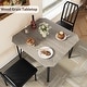 preview thumbnail 7 of 29, Dining Table Set for 2, Kitchen Table Chairs Set of 2 with PU Upholstered Cushion