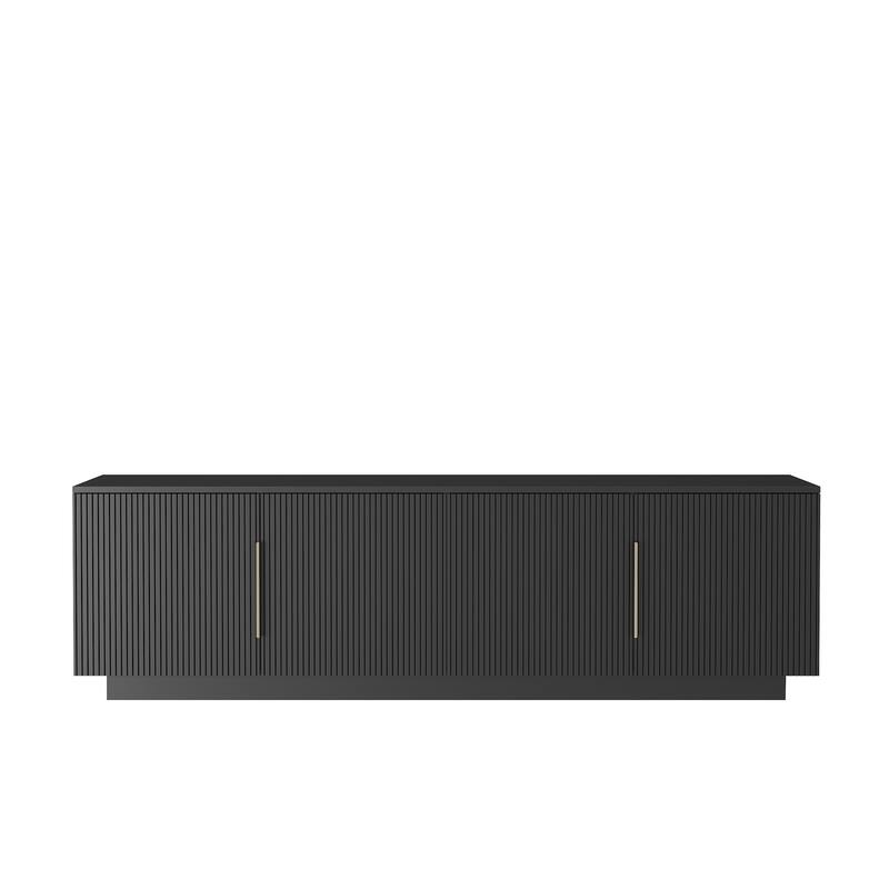 TV Stand with 16 Color LEDs,68" Modern TV Stand, TV Cabinet Entertainment Center for 55 60 65 Inch TV