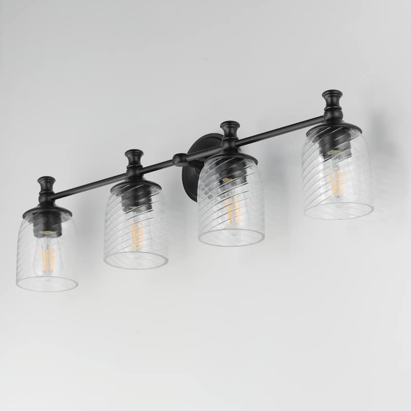 Maxim 21354 Swirl 4 Light 33" Wide Vanity Light