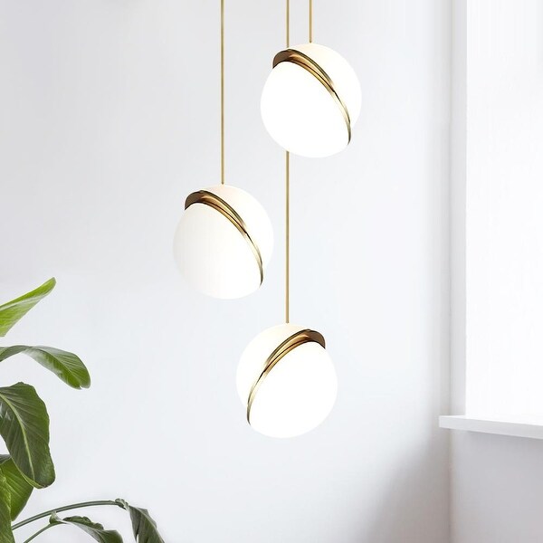 Modern Single Globe Pendant Light White Bed Bath Beyond 35939843