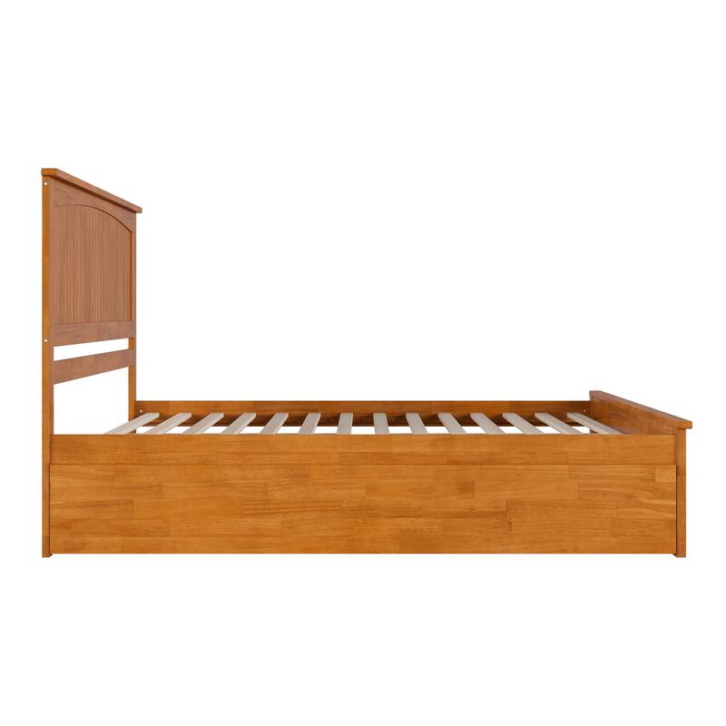Nantucket Bed with Matching Footboard and Twin XL Trundle