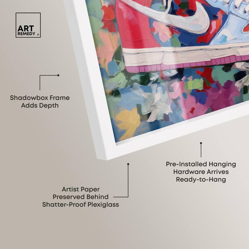 Whimsical Sneaker Shadowbox by Art Remedy