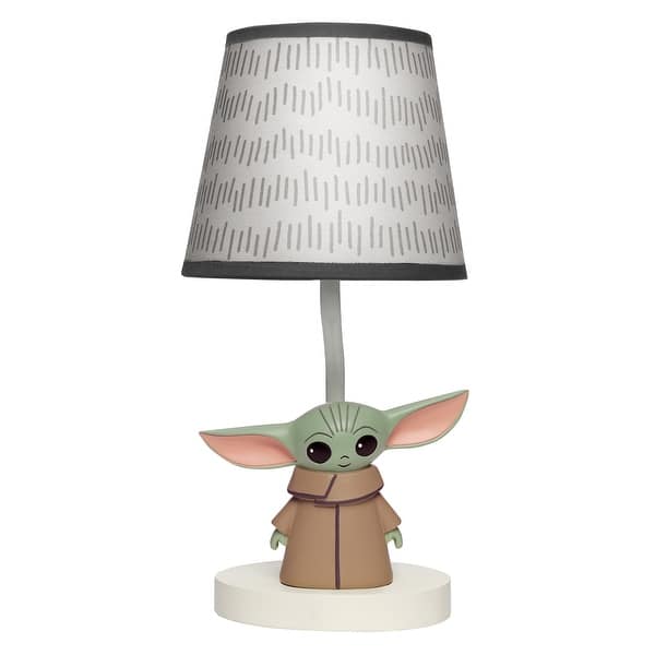slide 2 of 5, Lambs & Ivy Star Wars The Child/Baby Yoda Nursery Lamp with Shade and Bulb