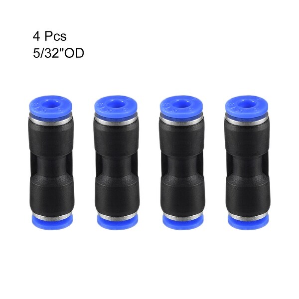 5pcs Pneumatic Push to Connect Fitting 5/32" OD Tube x 5/16" Plug in Reducer 