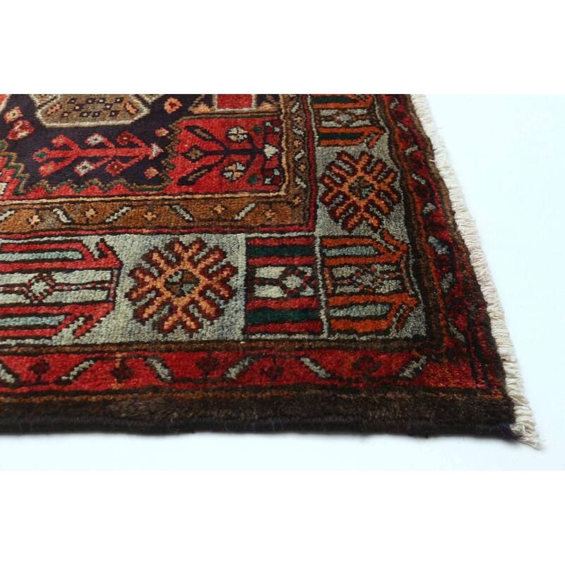ECARPETGALLERY Hand-knotted Konya Anatolian Dark Navy Wool Rug - 3'10 x 6'3