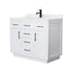 Option White, Black Trim, White Quartz Top