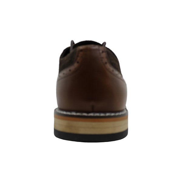 lace up perforated oxfords shoes