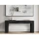 preview thumbnail 7 of 23, Classic Home Bristol Cracked Oak 72" Console Table Black