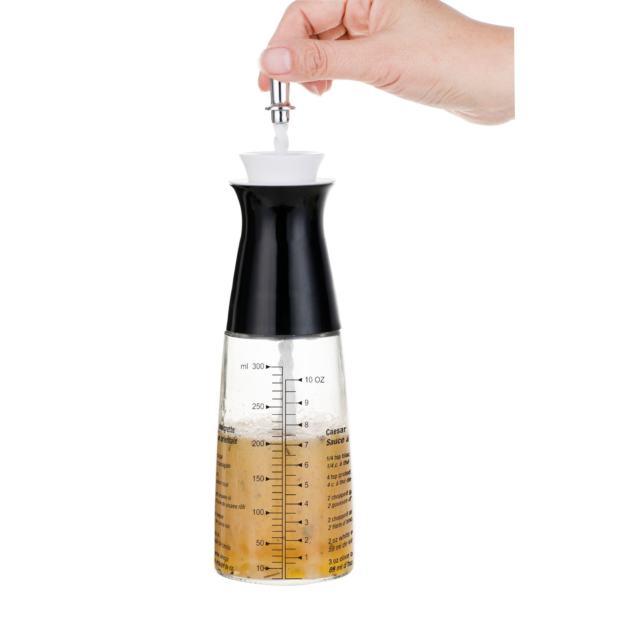 glass salad dressing bottle KINTO Bottlit Dressing Bottle