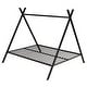 preview thumbnail 5 of 55, House Bed Tent Bed Frame Full Size Metal Floor Steel Slat Support Easy Assembly for Kids Teens Girls Boys, No Box Spring Needed