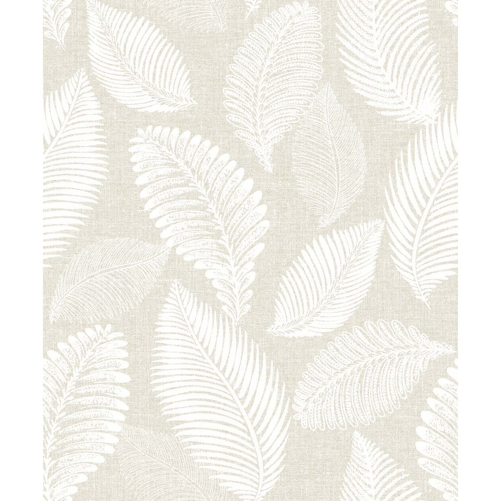 Seabrook Designs Tossed Leaves Nonwoven Unpasted Wallpaper