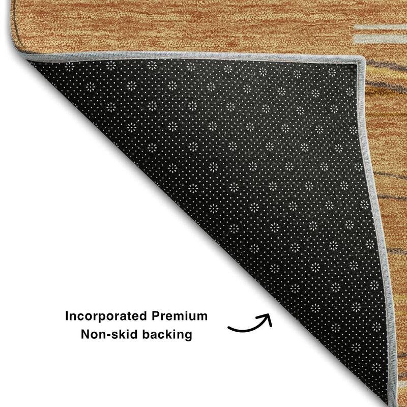 Premium Washable Super Soft Solid Landscape Mayfield Rug