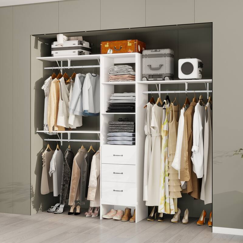 96 Inches Closet System