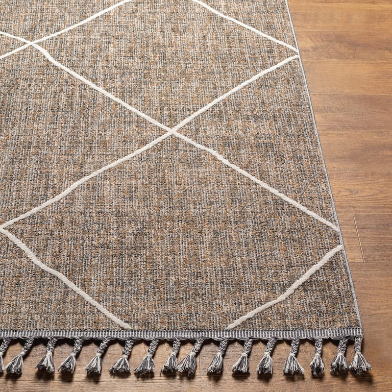 Livabliss Palermo Boho Diamond Area Rug