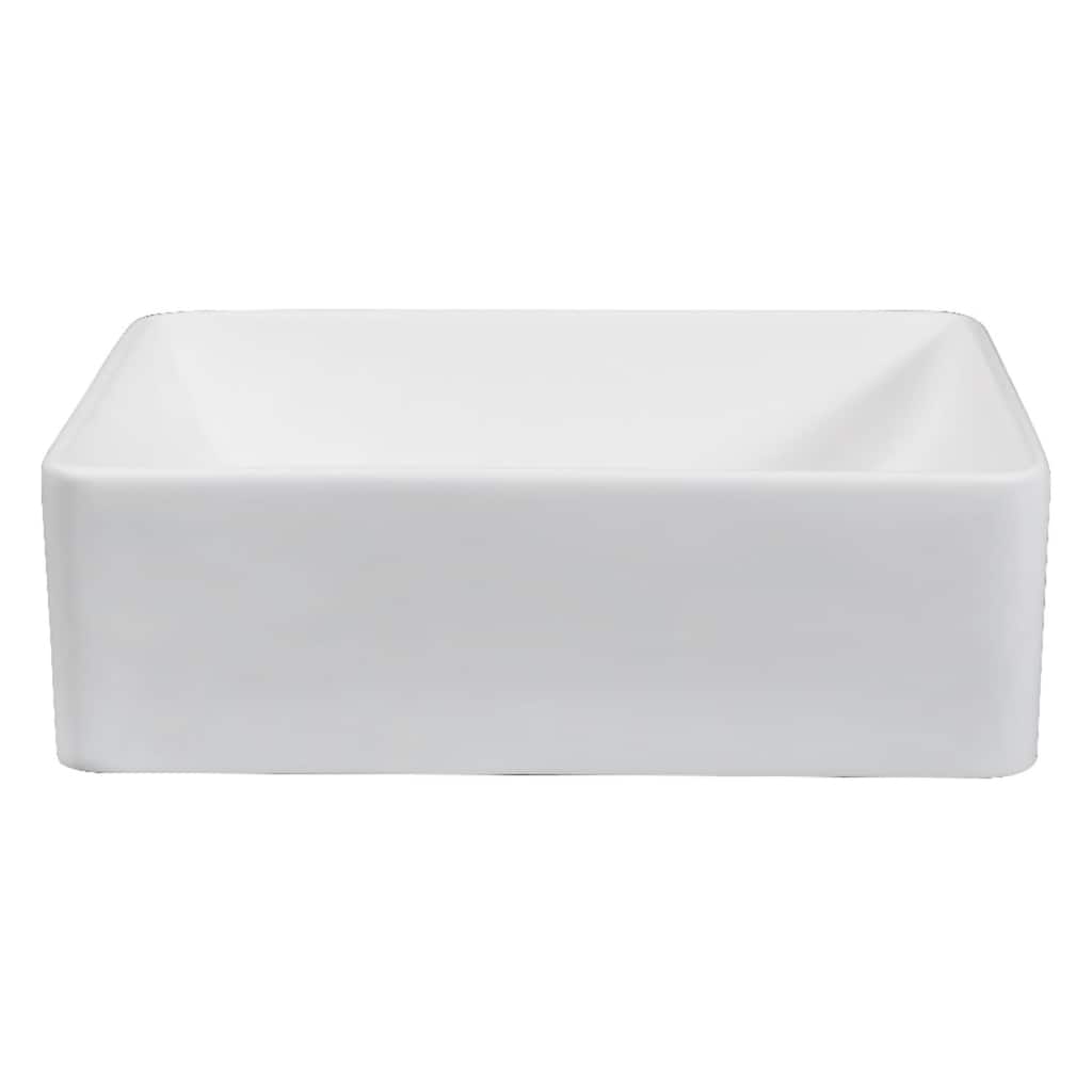 Kingston Brass Articstone 20" Rectangular Stone Composite Vessel