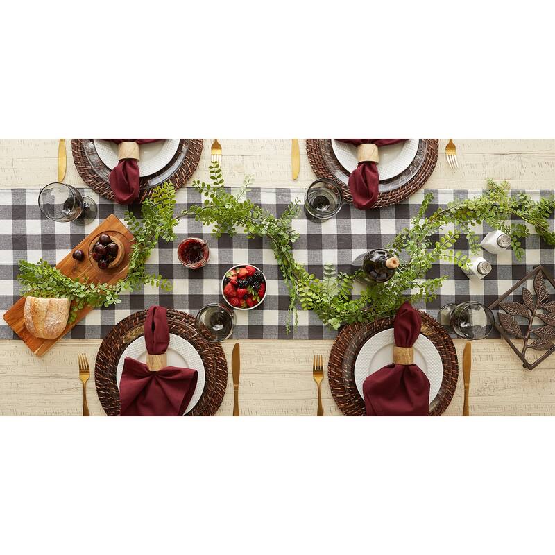DII Heavyweight Fringed Table Runner