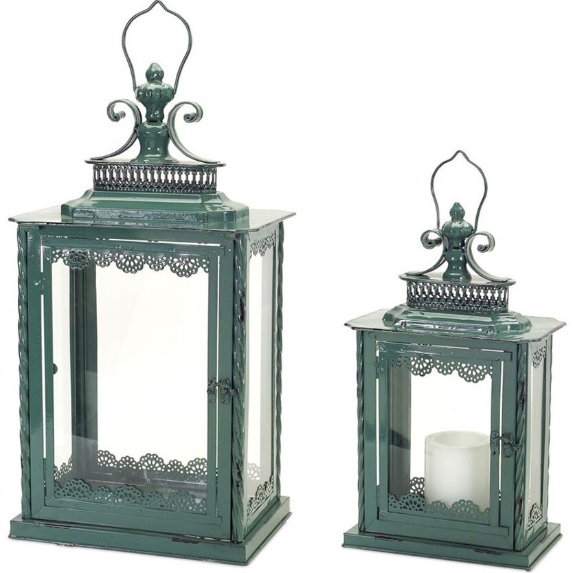 Shop Set Of 2 Elegant Decorative Rectangles Indoor And Outdoor 17