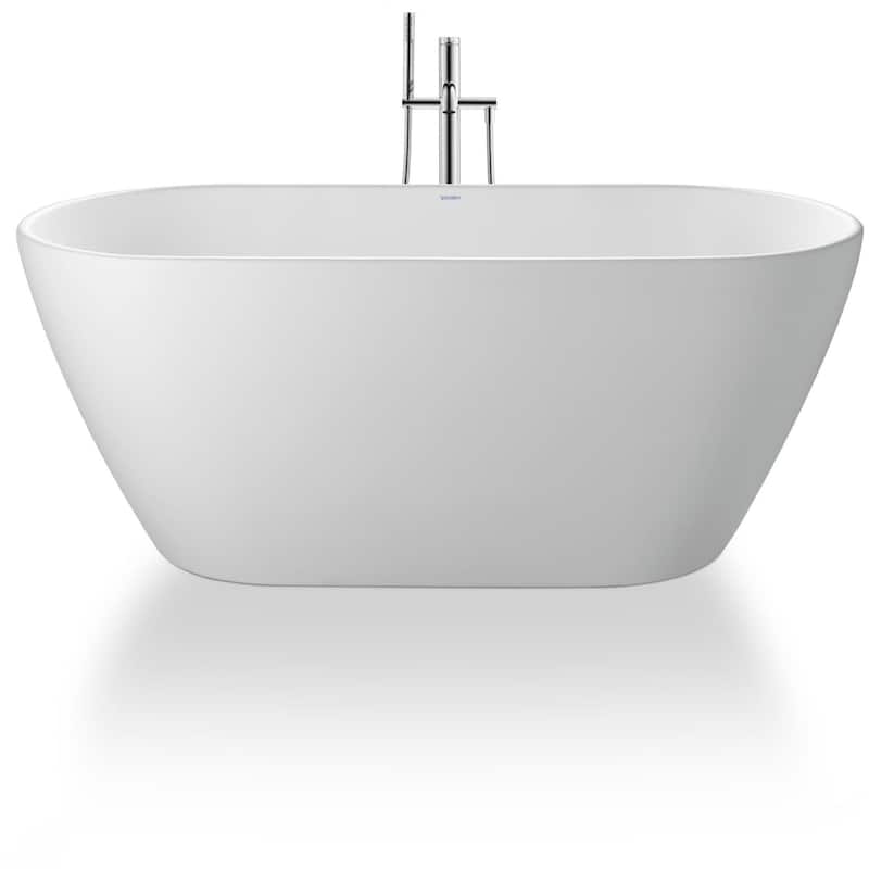 Duravit D-Neo 63" Freestanding Solid Surface Bathtub