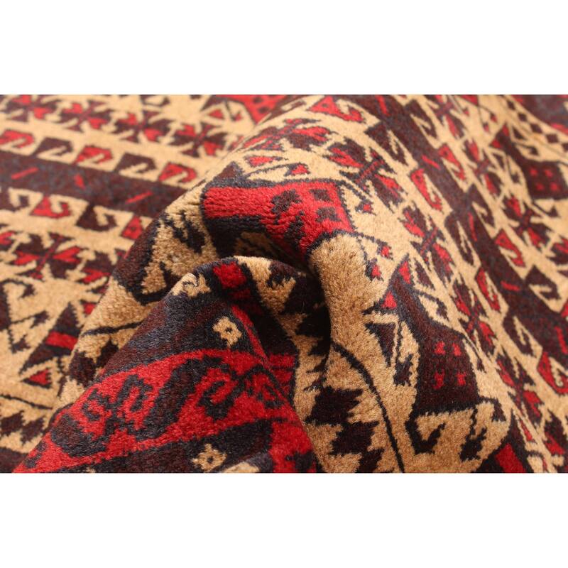 ECARPETGALLERY Hand-knotted Teimani Beige Wool Rug - 3'1 x 4'7