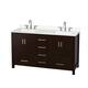 Option Espresso / White Quartz Top / Brushed Chrome