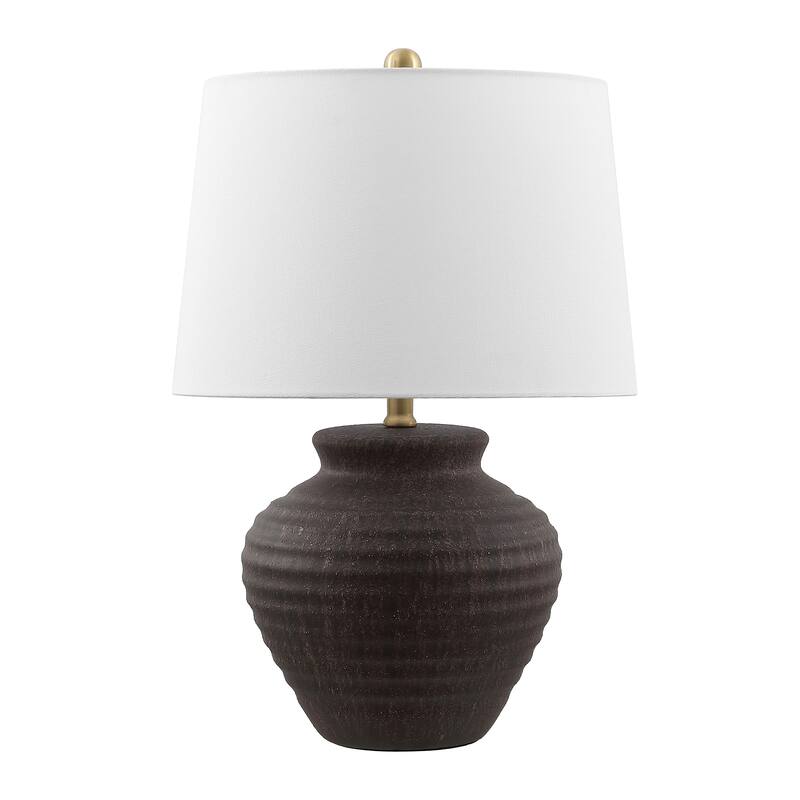 SAFAVIEH Lighting Marusa 22.5-inch Ceramic Table Lamp - 15" x 15" x 22.5" - 15"W x 15"D x 23"H