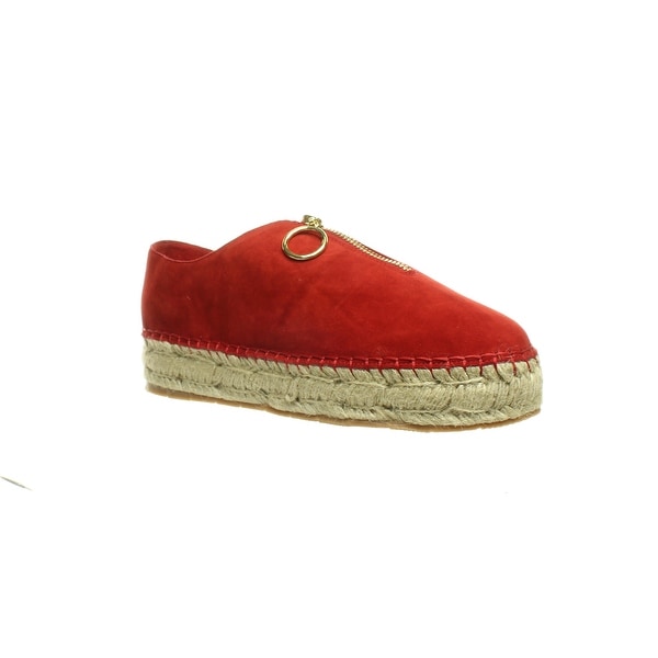 womens red espadrilles