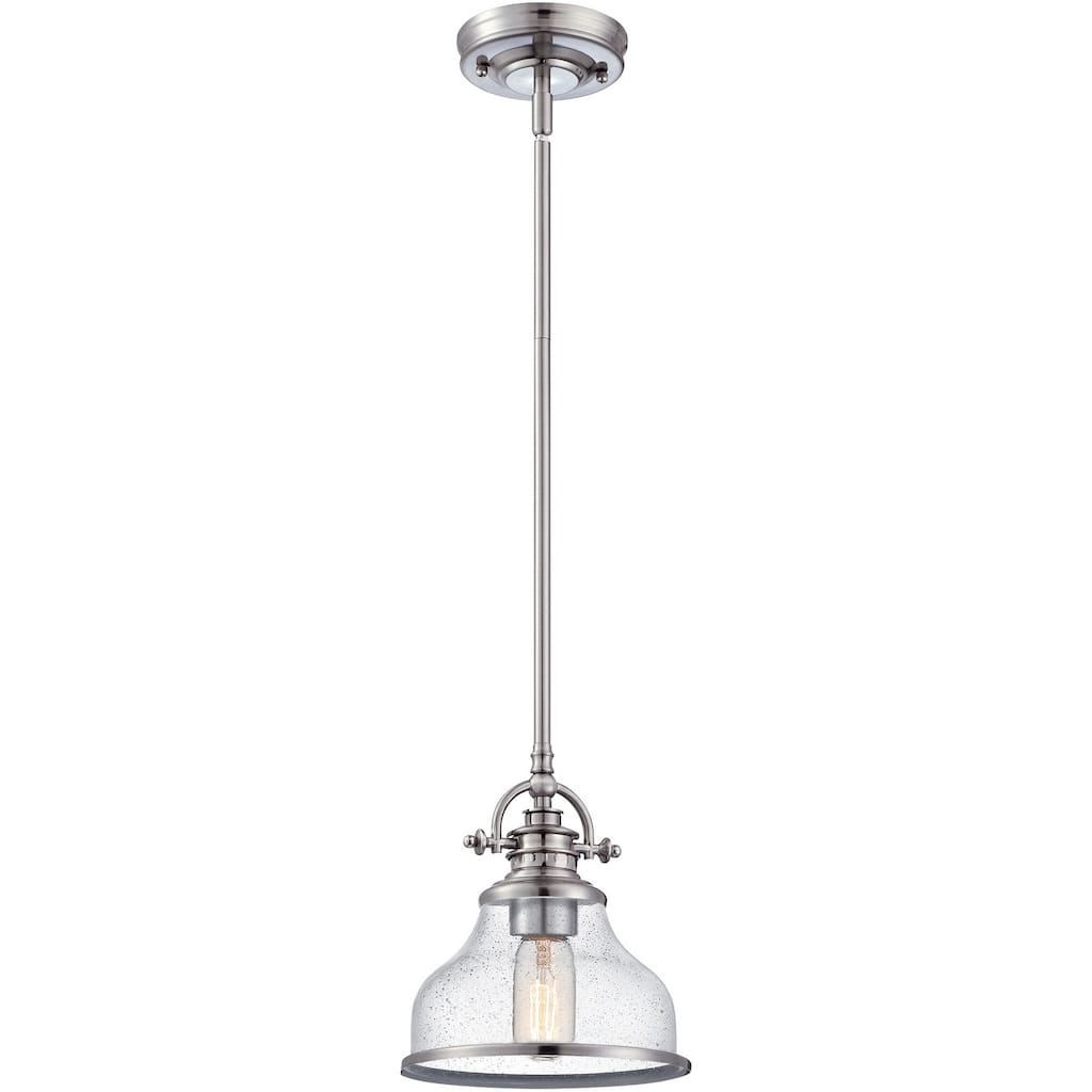 Grant 1-Light Mini Pendant in Brushed Nickel