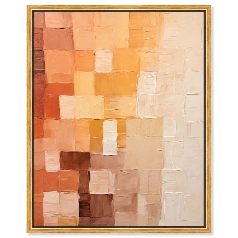 Umber Undertones Canvas by Art Remedy - Gold - 36" x 45"