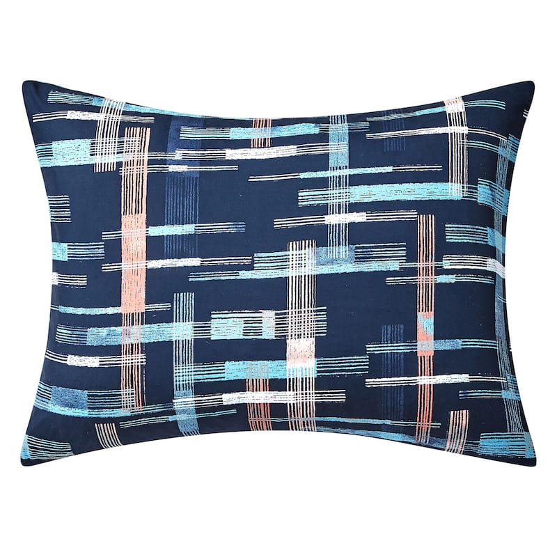 Avery Brushstroke Print Bed In A Bag Comforter Set