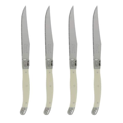 French Home Laguiole Faux Ivory Steak Knives (Set of 4)
