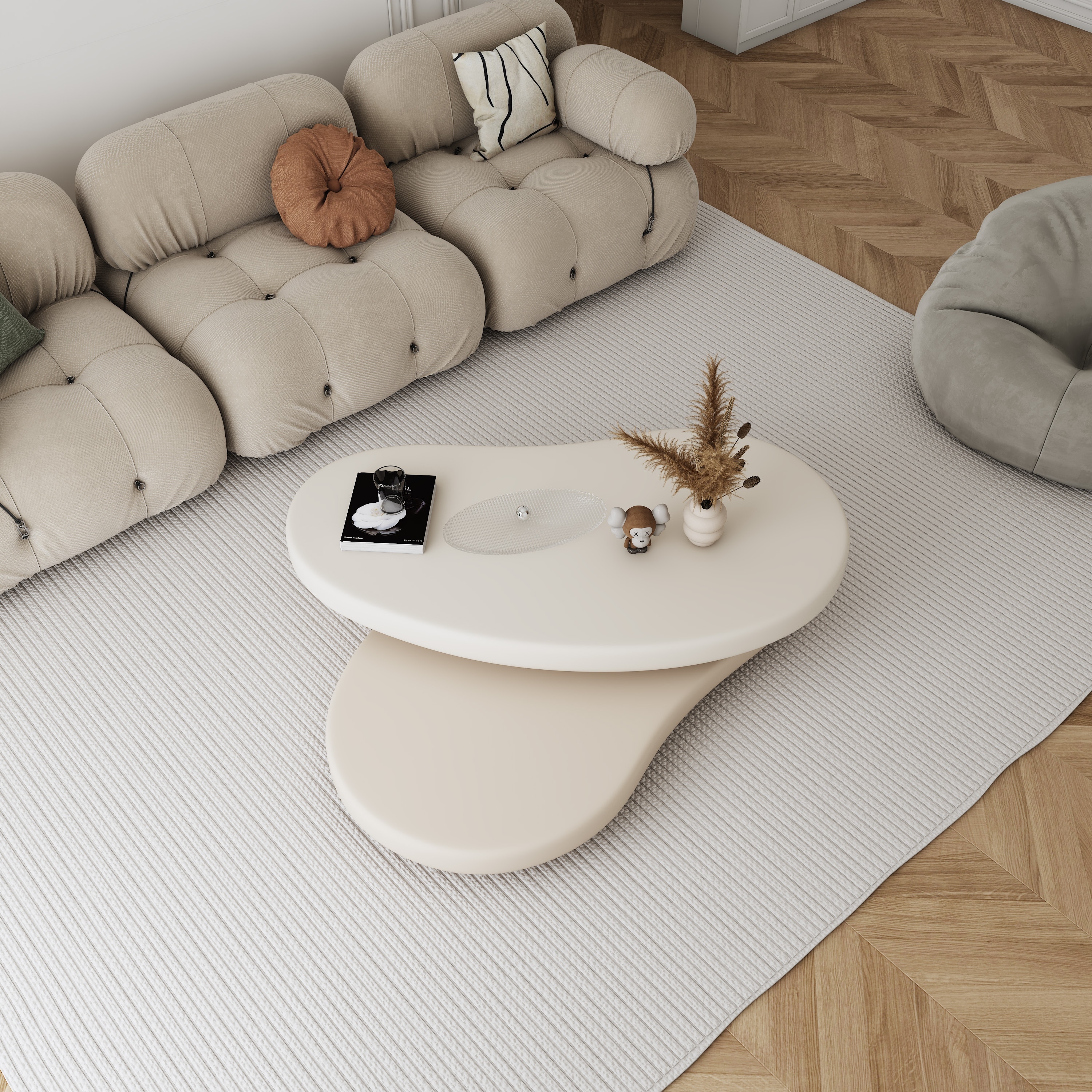 Rotating on sale coffee table