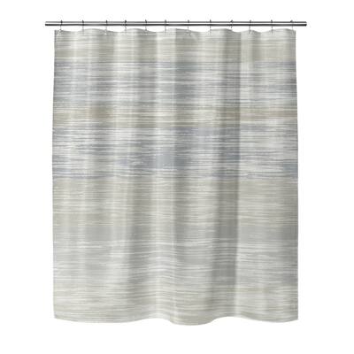 STRIPEY TEX BLUE Shower Curtain By Kavka Designs